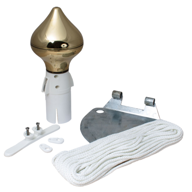 Aukahlutir á fánastangir